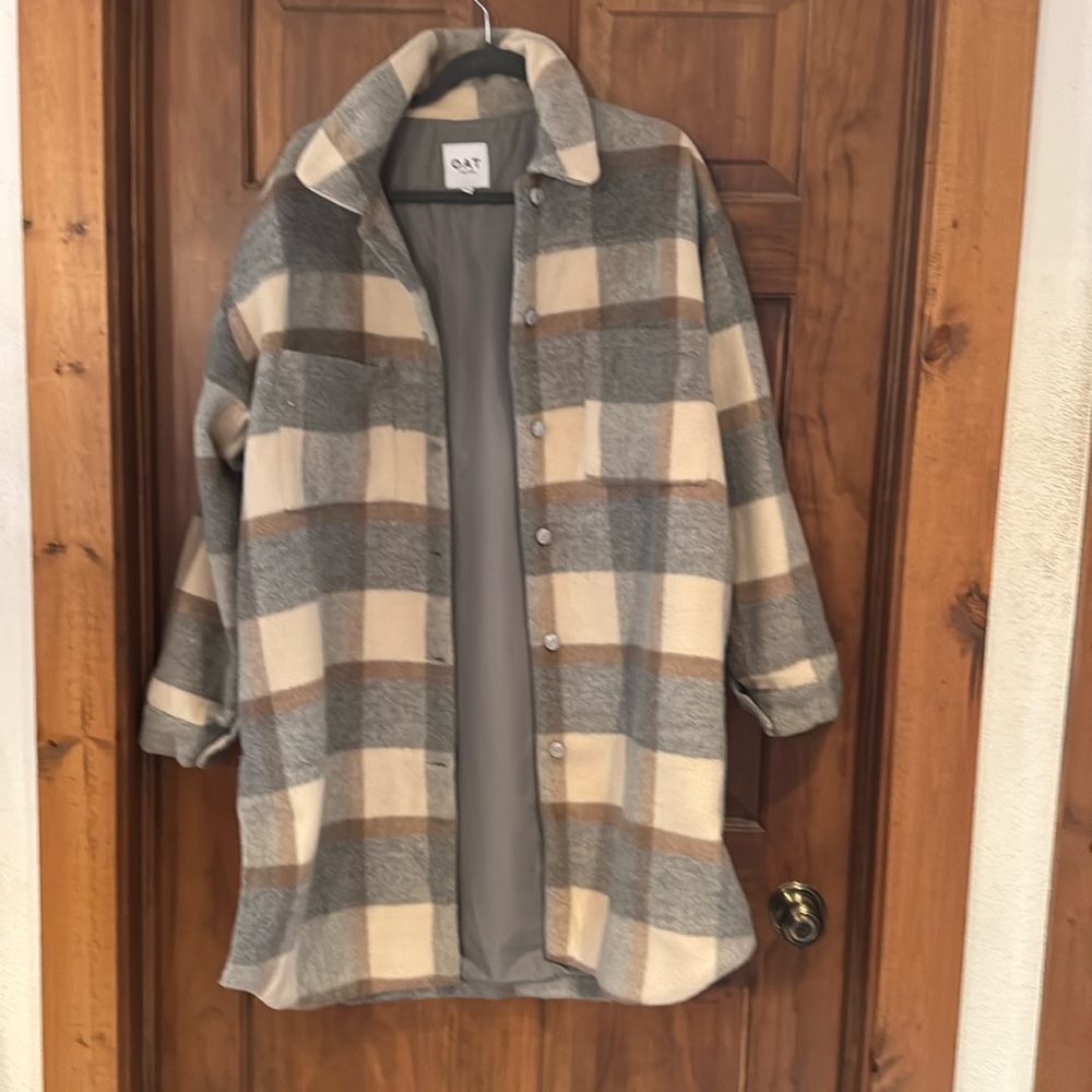OAT New York long shirt jacket women’s large